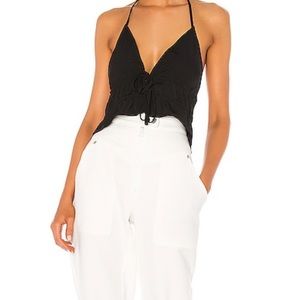 Black tie front top
